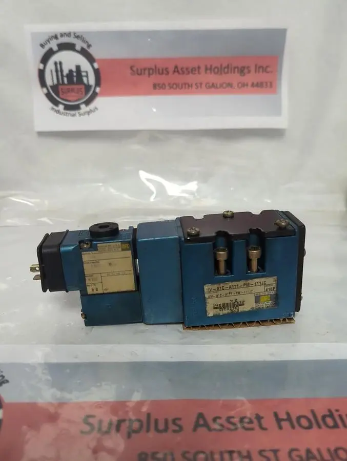 Used MAC VALVES MV-A1C-A111-PM-111JC Solenoid Valves Ohio US | Surplus Asset Holdings #1265626