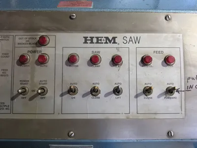 Used HEM TWISTER AUTO Horizontal Band Saws Minnesota US | INTER-PLANT SALES #1455933