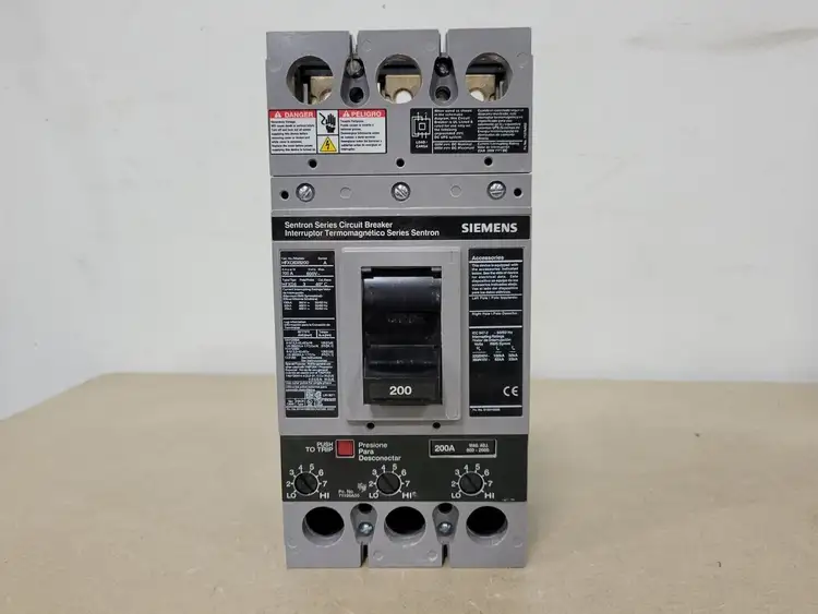 Used SIEMENS HFXD63B200 Switchgears British Columbia CA | Lenmark #239281