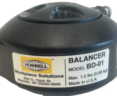 NEW HUBBELL BD-01 TOOL BALANCER SWIVEL MOUNT 1-LB GR62410001 BD01