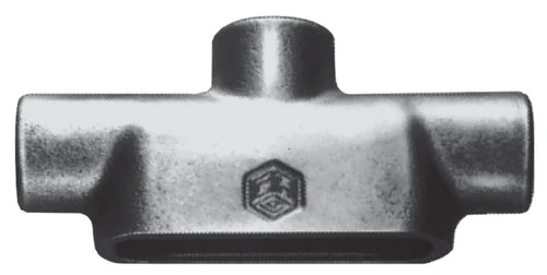 Cooper Crouse-Hinds Eaton TB27 Condulet, Cast Iron, Type TB, 3/4" Hub, Form 7 [New]