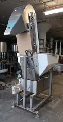 SPC8959  Elevator Service Engineering, Inc. cap feed hopper elevator Stainless Steel, 70.5" discharge height