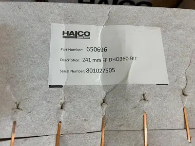 Used HALCO 9-1/2” HALCO DHD 360 HAMER BIT Other Cutting Tools Pennsylvania US | East West Machinery & Drilling #1417507