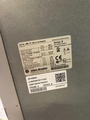 ELECTRICAL ENCLOSURE WITH 20BD156A0AYNANC0 Allen Bradley 125HP Powerflex 700
