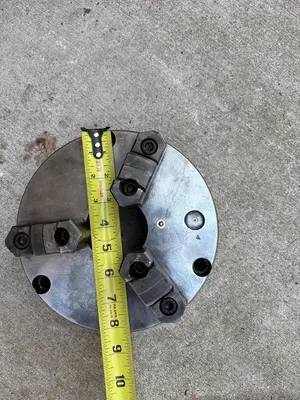 PHASE 2,  8" 3-Jaw Chuck 2" Hole Self Centering Jaws