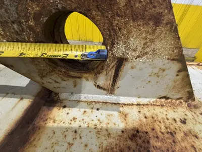 75 TON X 45’ LONG ARCHER STEEL SPREADER BAR / LIFTING BEAM: STOCK #22979