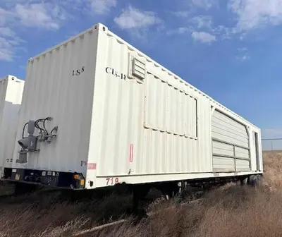 (5) Pieralisi Jumbo 3 containerized decanter centrifuges, 414/304SS.