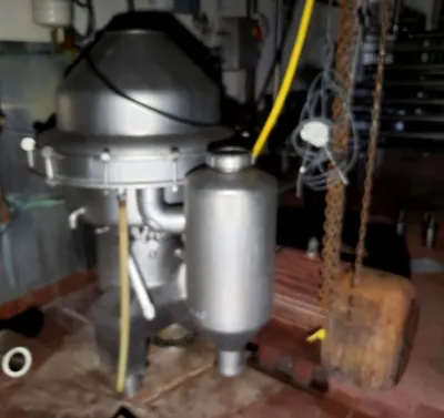 Alfa-Laval HMRPX 514 HGV-74C warm milk separator, 316SS.