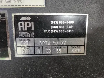 Used 1999 API (AUTOMATION PACKAGING INC.) APTU 50-DV Shrink Tunnels British Columbia CA | Steep Hill Equipment Solutions #1377732