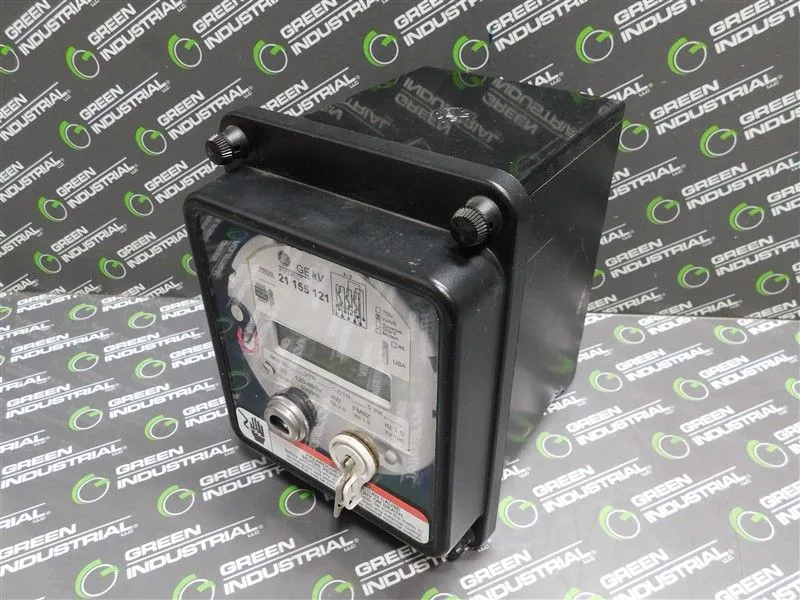 General Electric 21 155 121 Vector Electricity Meter 4W CL20 FM9Z Kt 1.8 Used