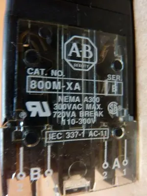 USED ALLEN BRADLEY 800MB-J41U SER A
