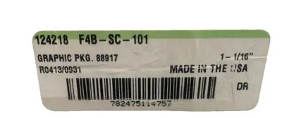 NEW DODGE F4B-SC-101 FLANGED BEARING 4 BOLT 1.125B F4BSC101