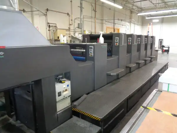 1998 Heidelberg 5 Color + Coater -SM74 5P3+L
