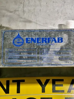 Tank, 11,500 Gallon, Stainless Steal, Vertical, Enerfab, Agitated, #5991732