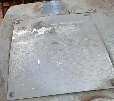 Ingersoll Rand 6" 1950# Cylinder SN Y6R8464