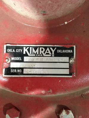 Kimray 2600-65 TWKS PO Pressure Control Valve Actuator 6000 PSI