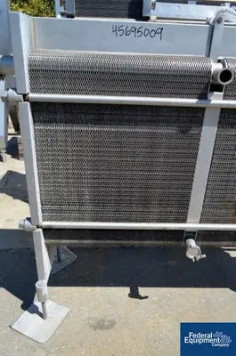 USED GEA 2,500 Sq Ft Gea Ahlborn Plate Heat Exchanger, S/S, 87#