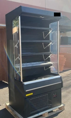 171-0025 40” Vertical Open Air Self Contained Refrigerated Merchandiser Cooler