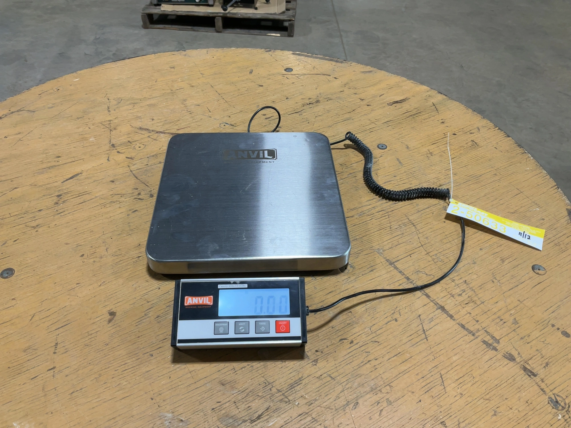 Used ANVIL BREWING EQUIPMENT ELECTRONIC SCALE Platform Scales Michigan US | Miedema Asset Management Group #1580098