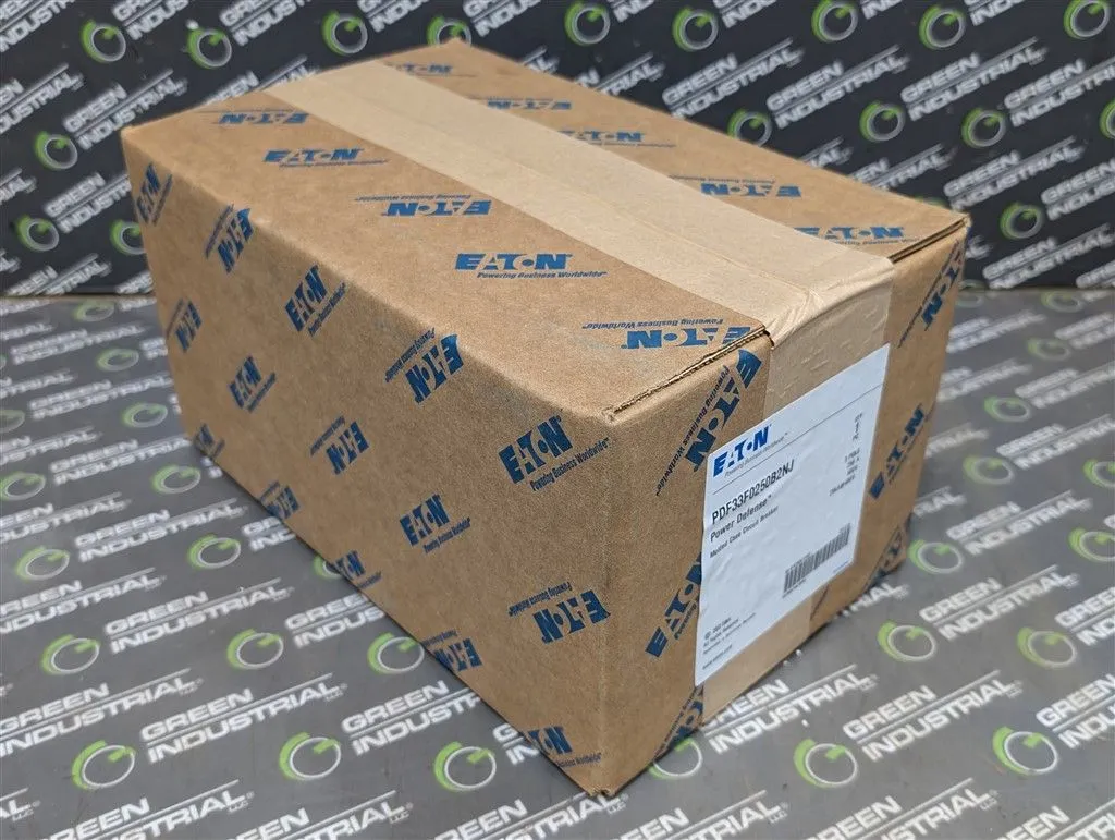 250A Eaton PDF33F0250B2NJ Power Defense Circuit Breaker LSI 3 pole 600VAC New NIB
