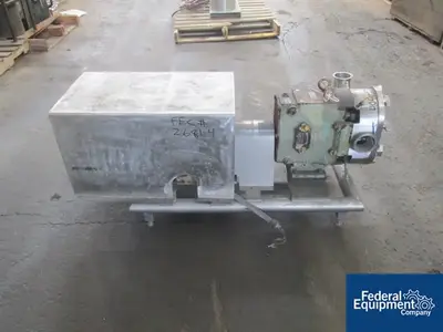 USED Waukesha 3" Waukesha Pump, S/S, 7.5 HP