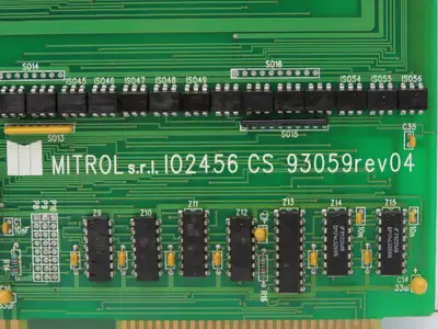 Mitrol srl 102456CS 93059 PLC Slot Card Circuit Board Module