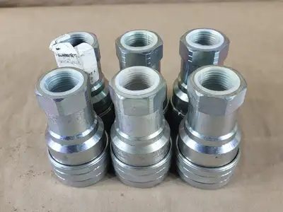 Hydraulic Quick Coupler FD45-1003-16-16S, 1" FNPT x 1" FQC (Bag of 6)