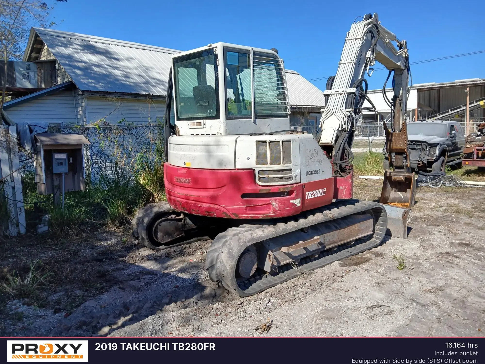 Used 2019 TAKEUCHI TB280FR Excavators Florida US | Proxy Equipment #1381953
