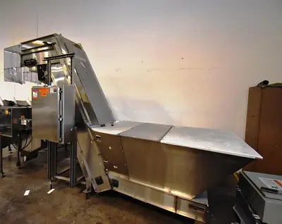 Hopper, Bottle, Elevator, Stainless Steel, 3 Phase Power #5991100