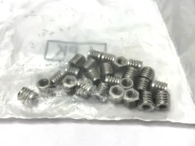 92398A123 | Stainless Steel Hex Inserts M4 x 0.7mm PACKAGE OF 25 - New