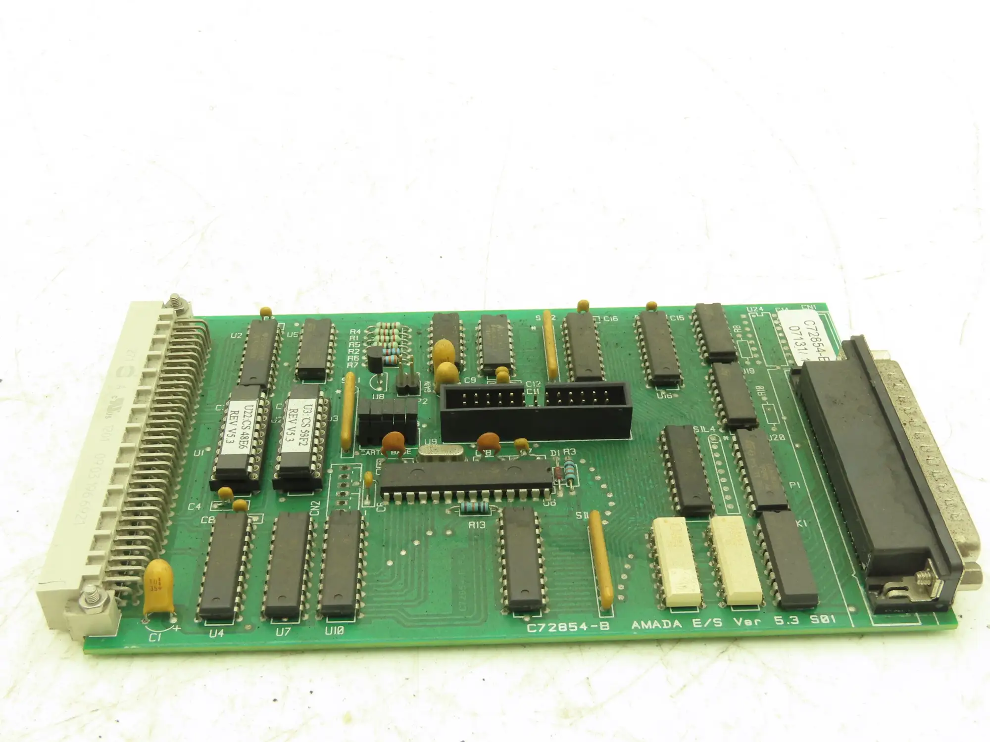 Amada C72854-B2 I/O Printed Circuit Board PCB E/S Ver 5.3 Input Output Module