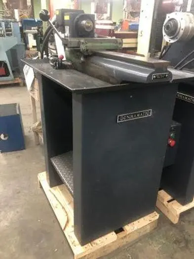 2787-440 DUNHAM SECOND OPERATION LATHE WITH HARDINGE QUICK PRODUCTION CROSSLIDE