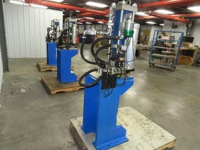 Hirotaka PCH-24-1015-V3-G Pneumatic Press 24 Ton 100mm Stroke 15mm High Thrust