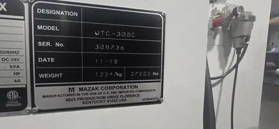 2019 MAZAK VTC 300C W/4TH AXIS MACHINING CENTERS, VERTICAL | Quick Machinery Sales, Inc. (4)