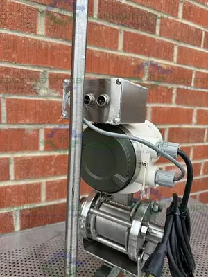 USED YOKOGAWA ADMAG CA CA204SG MAGNETIC FLOWMETER W/ STAND, CONTROLLER