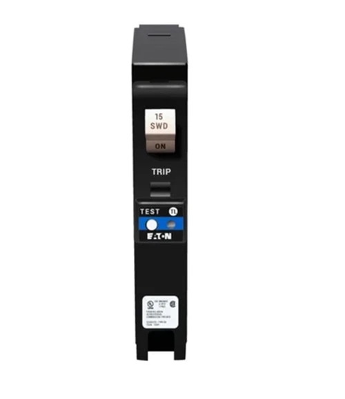 Eaton CHFP115DF Circuit Breaker, Type CH, 15A, 10 kAIC, AFCI GFCI Dual Function [New]