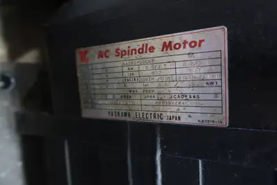 5.5/.3.7 kW, 200 volts, 500/6000 rpm Spindle Motor UAASKB-06CA3