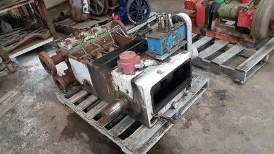 USED OILWELL A-334 (NATIONAL 125T-4M) TRIPLEX INJECTION/DISPOSAL PUMP