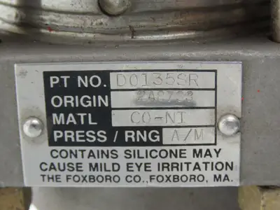 Foxboro D0135SR Pressure Transmitter With 2" Flange