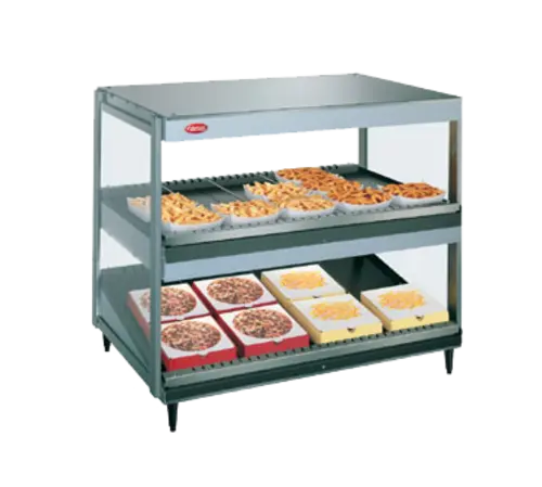 Hatco GRSDS/H-30DHW 30" Self Service Countertop Heated Display Shelf - (2) Shelves, 120v