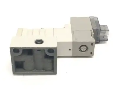 SYJ324-5LOZ-M5 | SMC  3-Port 2-Position Solenoid Valve M5 Base Mounted 24VDC - Used