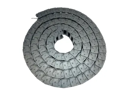 USED GLEASON REEL POWERTRAK CABLE CARRIER LINK NYLON 6 FLIP-TOP TRACK 95 LINKS