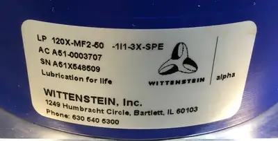 Used WITTENSTEIN LP120X-MF2-50-1I1-3X-SPE Speed Reducers South Carolina US | Palmetto Automation #1158512