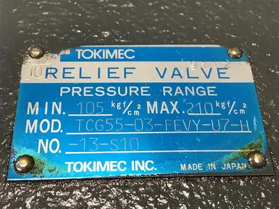 USED TOKIMEC TCG55-03-FEVY-U7-H-13-S10