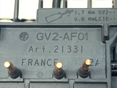 Used Schneider Electric Reversing Contactor 24V w/ GV2-AF01 PLC Contactors Michigan US | Maverick Industrial Sales #1401836