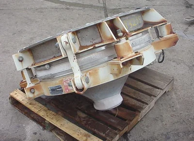 USED VIBRA SCREW LIVE BOTTOM HOPPER BOTTOM HOPPER