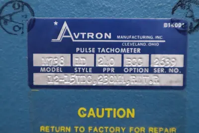 Avtron MODEL M484L / M484L48-LF1 ENCODER 12-15v-dc NEW UNIT STOCK G282A