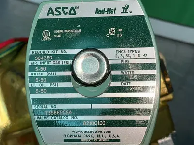 Used ASCOREDHAT 8210G100 Pumps Ohio US | HGR 24 #1543326
