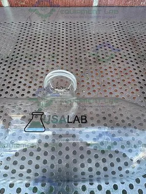 USED USA LAB GLASS BUMP TRAP W/ ID40/ED60 JOINT AND ID18/ED35 JOINTS