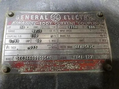 USED GENERAL ELECTRIC 5K286PK214